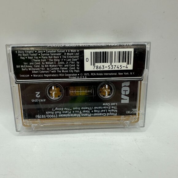 Floyd Cramer Piano Masterpieces 1900-1975 RCA Cassette Tape - Picture 2 of 5